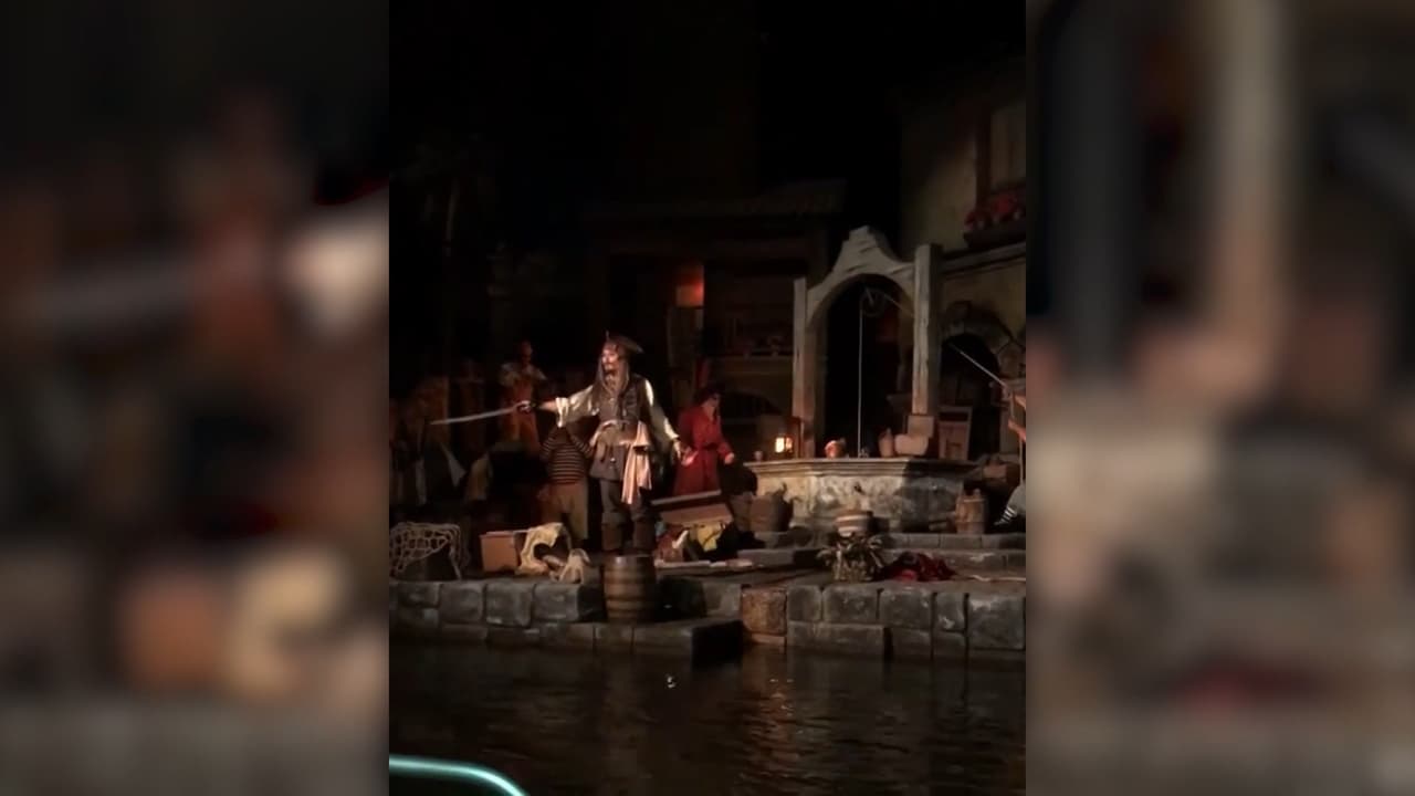 El verdadero Jack Sparrow sorprende a visitantes en Disney