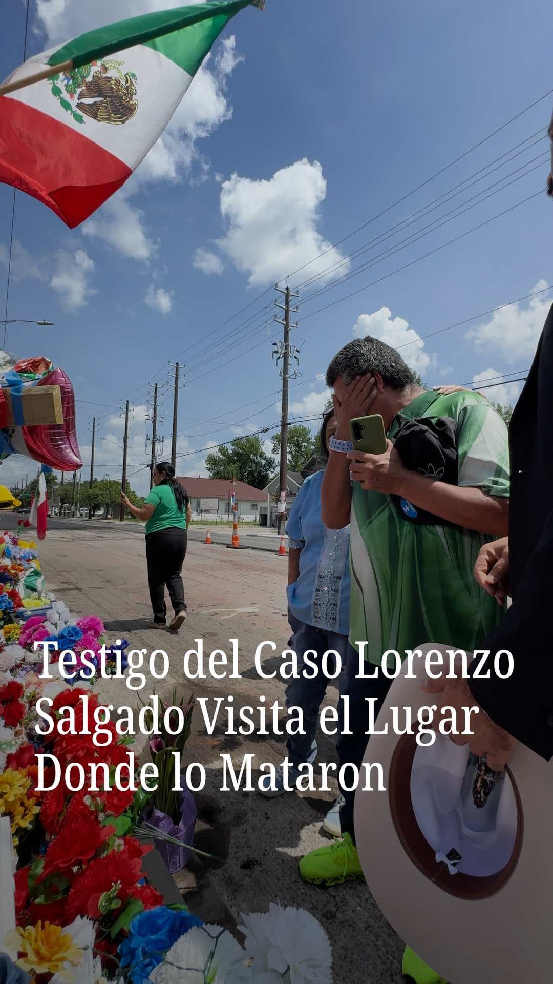 Testigo del caso Lorenzo Salgado visita el lugar donde lo mataron