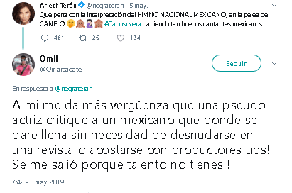 Incluso hubo mensajes hirientes y ofensivos hacia
<b> <a href="https://www.univision.com/programas/novelas/aqui-te-decimos-como-ver-los-capitulos-completos-de-la-novela-simplemente-maria">la villana de Simplemente María</a></b>.