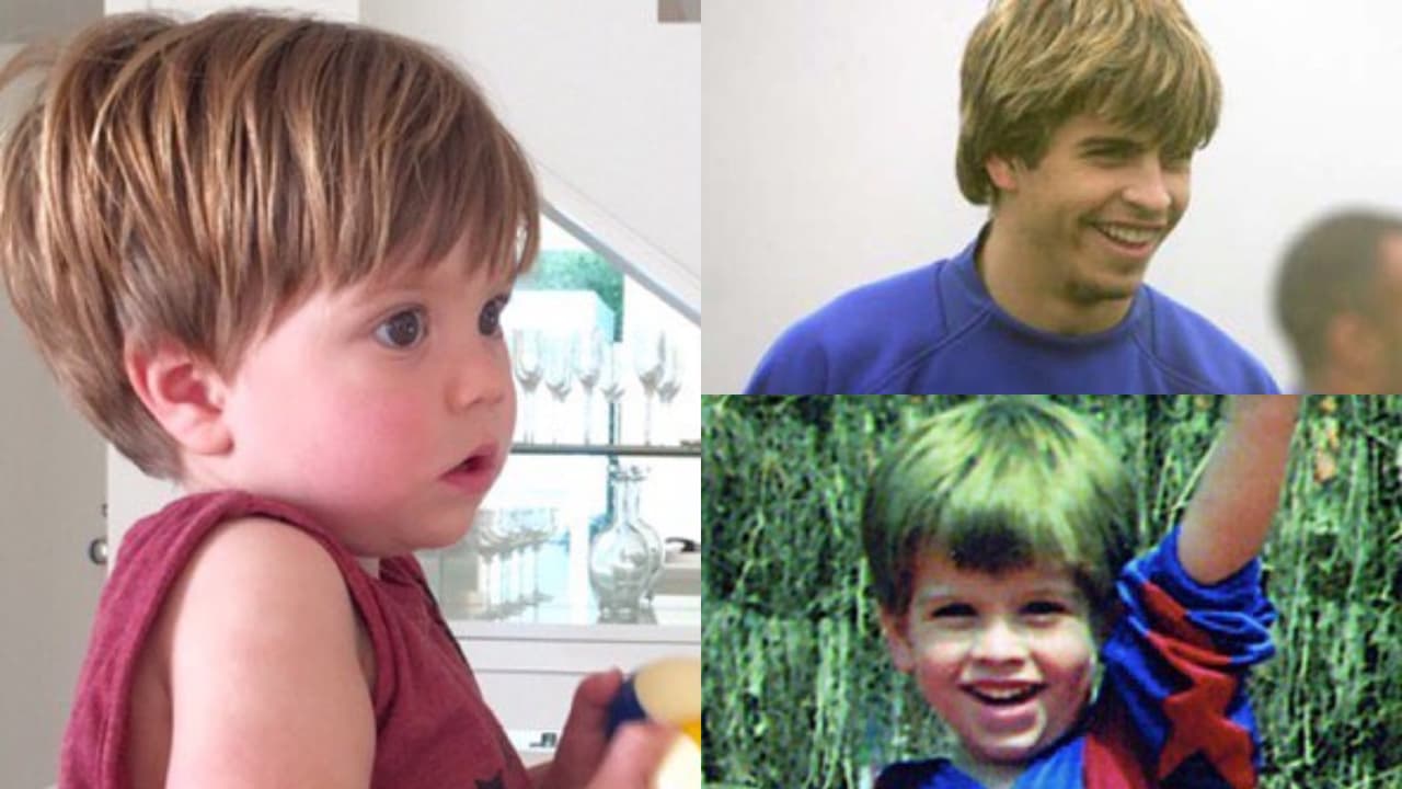 Sasha y Gerard Piqué son como dos gotas de agua.