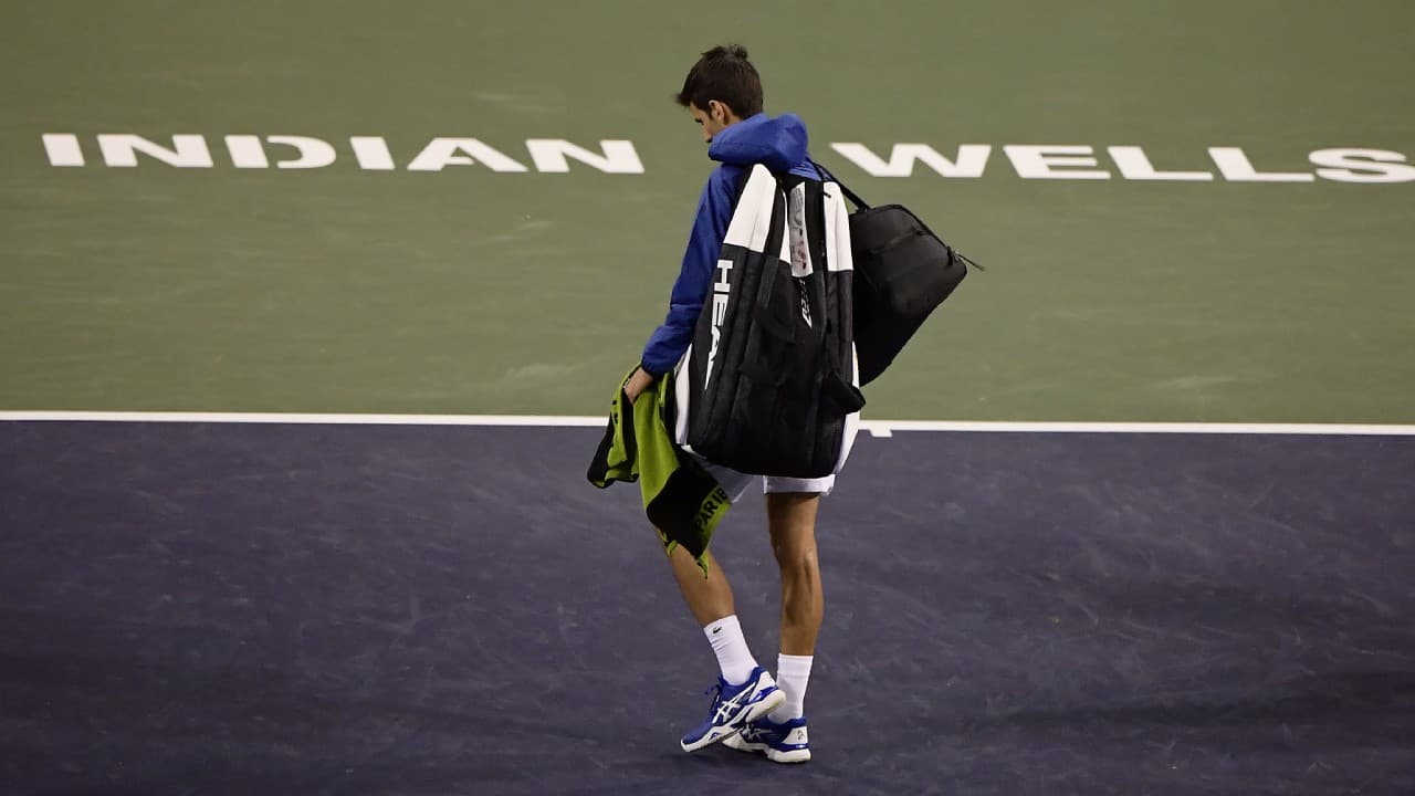 Novak Djokovic se despidió temprano de Indian Wells.