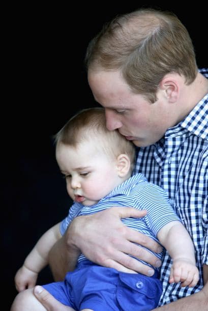 Él príncipe George se convirtió rápidamente en el centro de los reflectores, incluso, antes de su nacimiento.