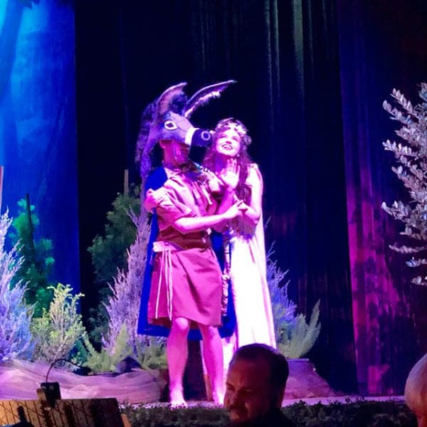 La historia en la que participó se llama 'El sueño de una noche de verano'.