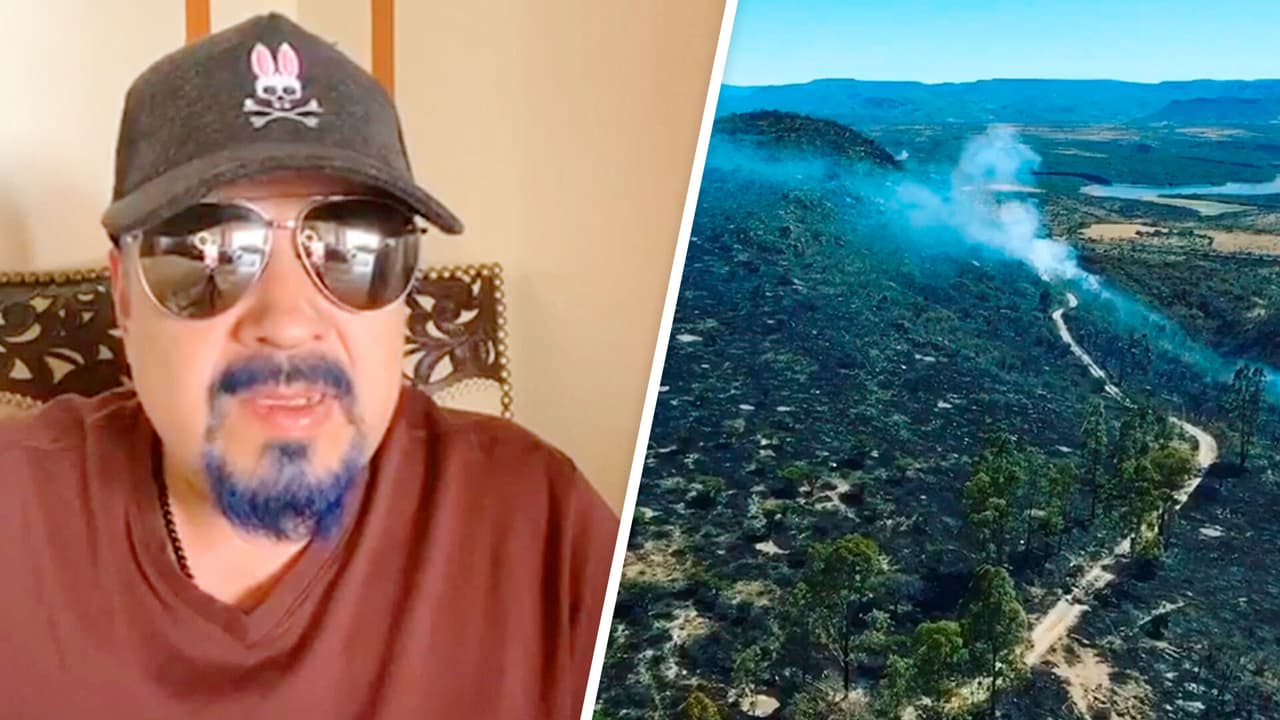 "No estoy culpando a nadie": Pepe Aguilar descarta "mano negra" en el incendio que consumió su rancho en Zacatecas