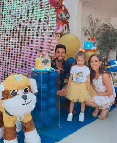 El pasado agosto, Isabella cumplió 4 años y la familia lo celebró con una fiesta temática de Paw Patrol.