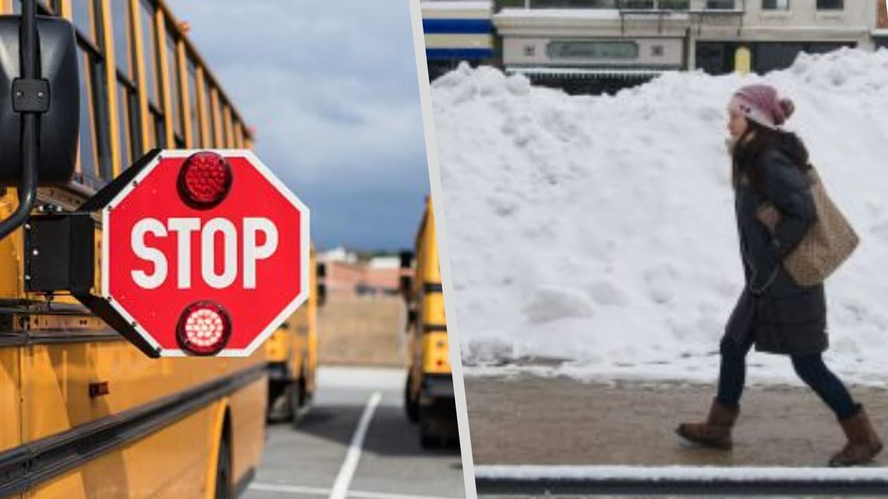 Cierres y retrasos en escuelas por tiempo invernal en Nueva York y Nueva Jersey