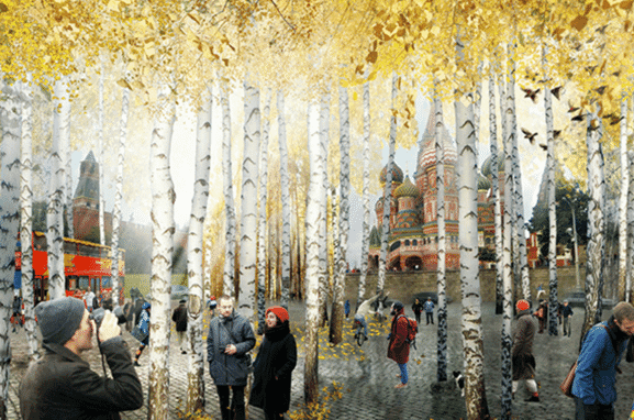 El proyecto urbano predilecto de Putin: un parque en Moscú que simulará los climas de toda Rusia