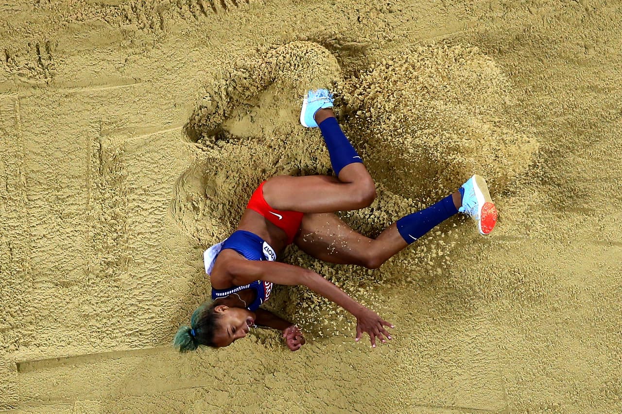 La venezolana Yulimar Rojas obtuvo plata en Río 2016, pero fue en 2017 donde estalló como la mejor del salto triple mundial y se confirmó como una reina mundial del atletismo con su belleza y talento.