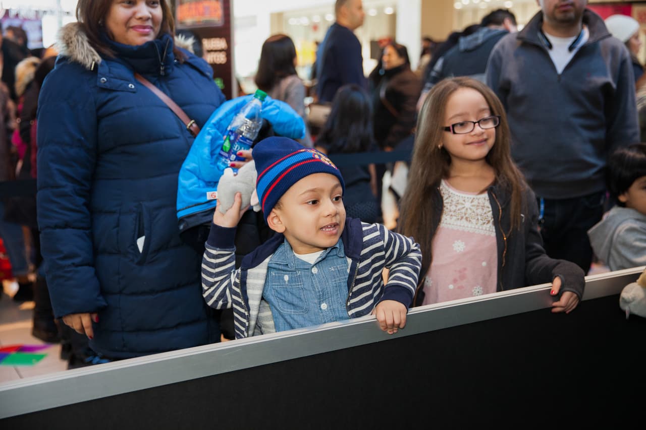Este pequeño mostró su destreza.