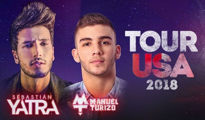 Gana un par de boletos y la oportunidad de conocer a Sebastian Yatra Y Manuel Turizo en Concierto 
