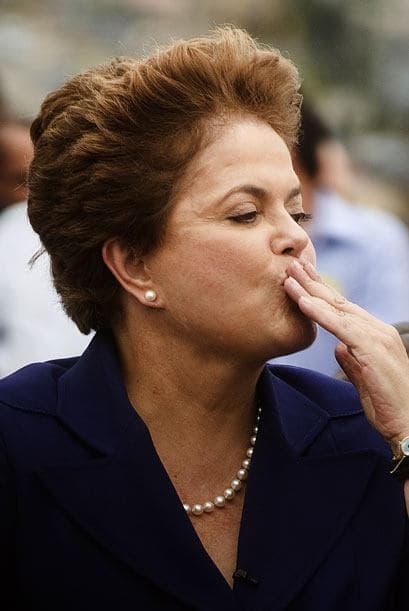 Desde Brasil, la candidata a la presidencia Dilma Rousseff, es la 95 del conteo.