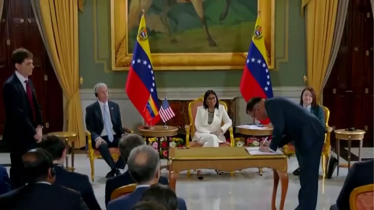 EEUU y Venezuela concretaron acuerdos petroleros: ¿Con quién negoció realmente Estados Unidos?
