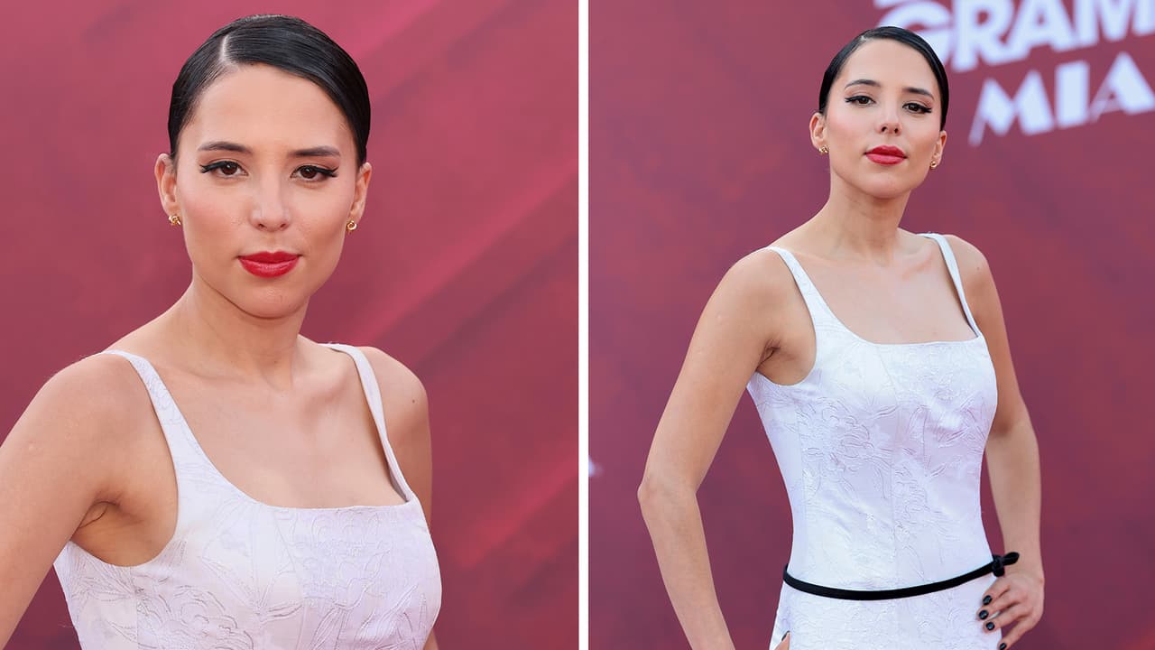 Majo Aguilar desfiló en la Alfombra de Latin GRAMMY como toda una princesa