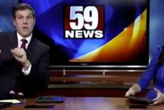 Hilarious News Guy Dance