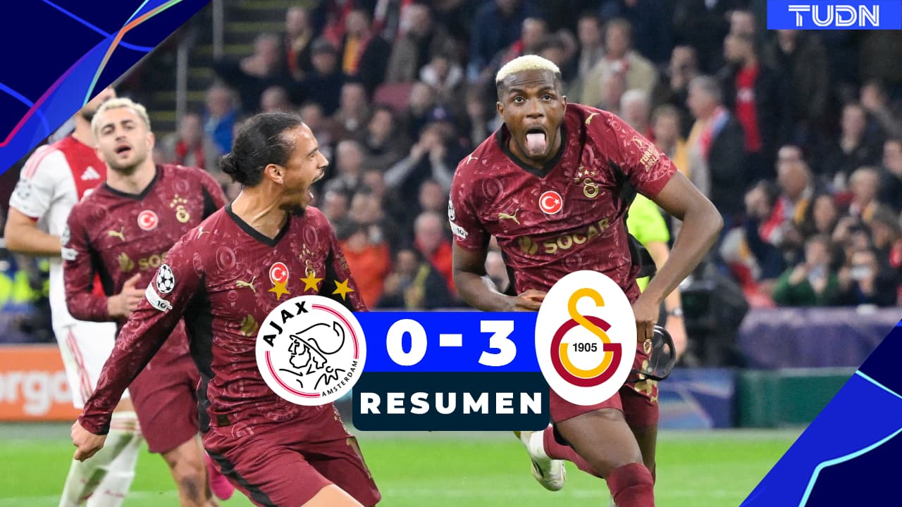 Resumen | Victor Osimhen baila solo al Ajax en triunfo del Galatasaray