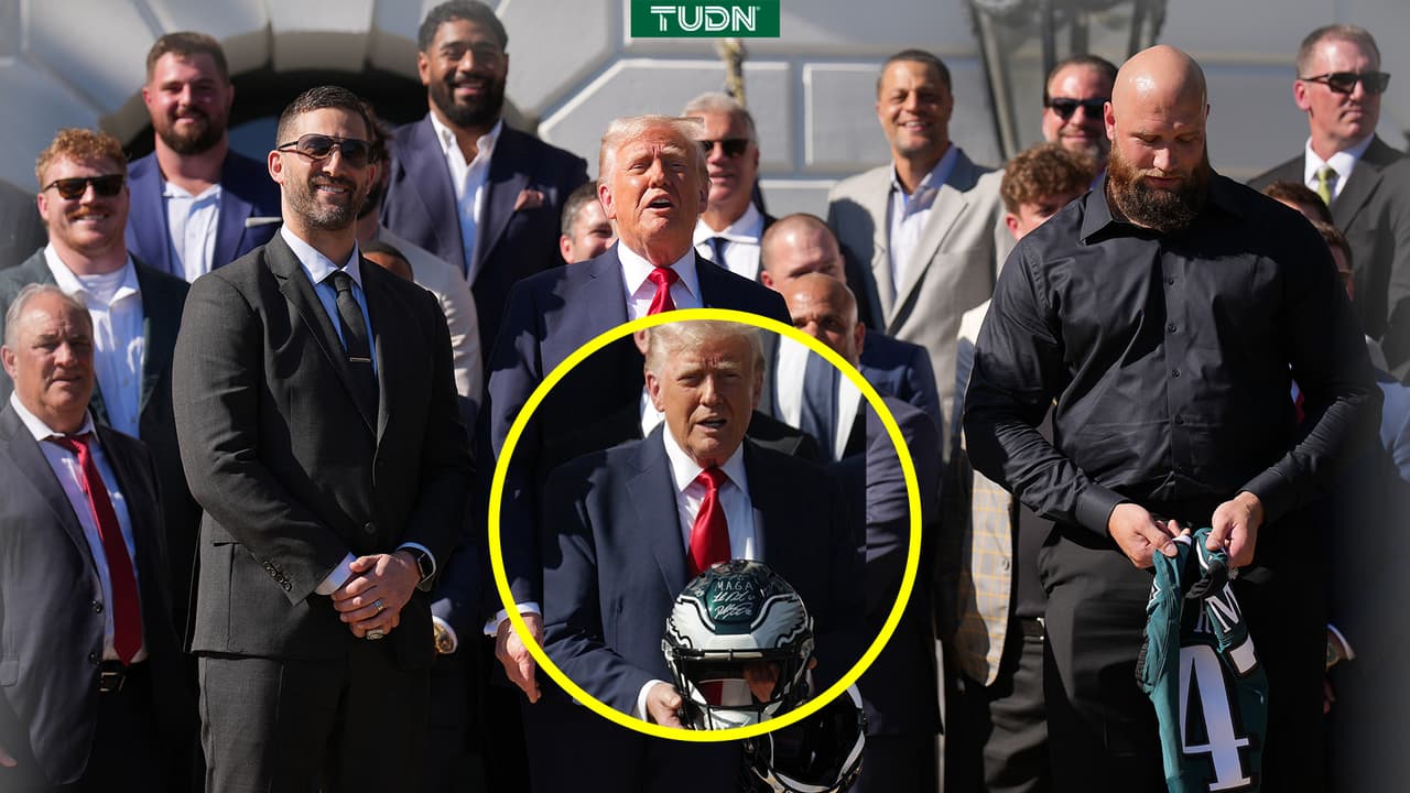 Le hacen el feo: Trump recibe a Eagles sin varias figuras