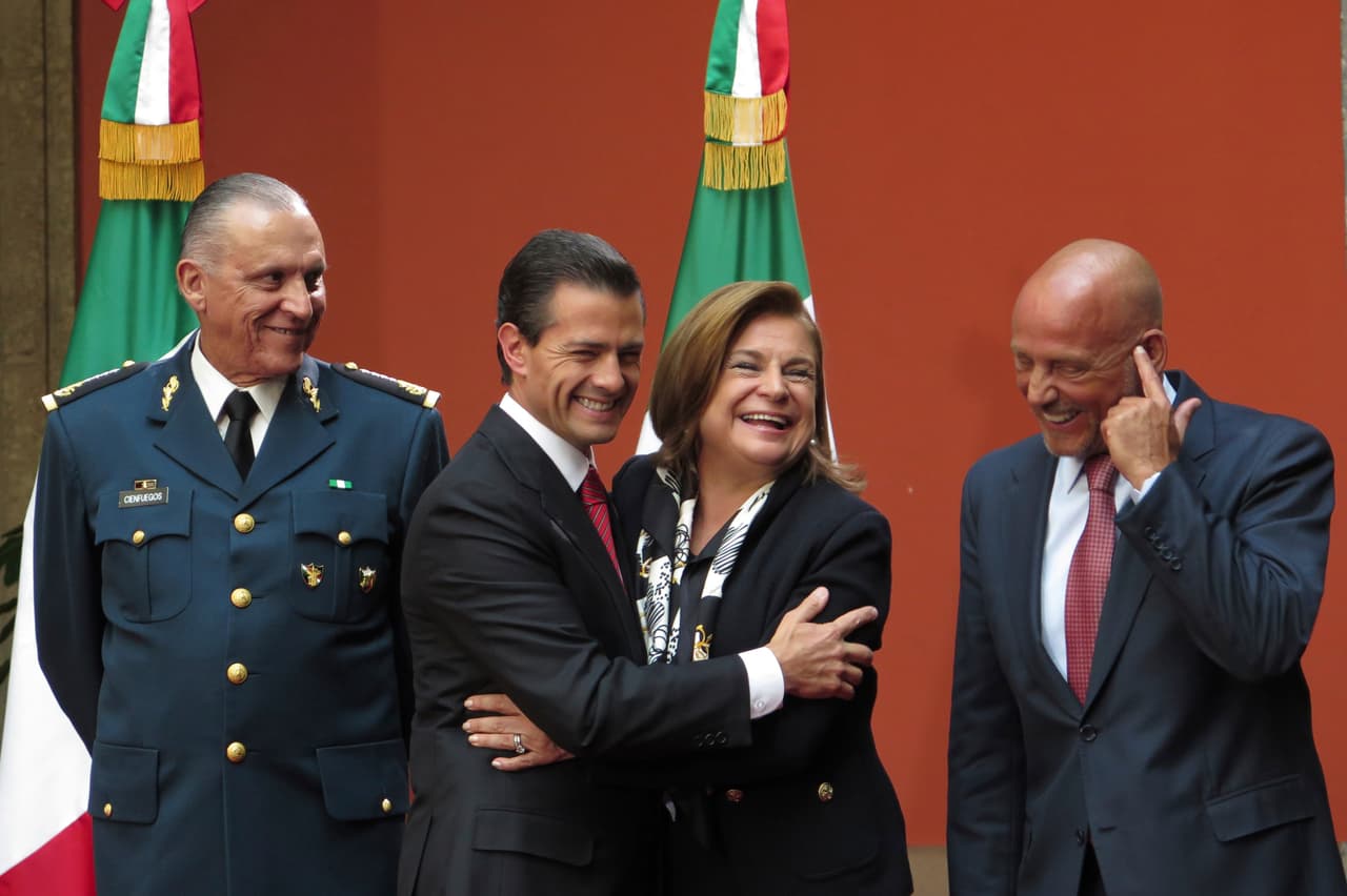 El presidente Peña Nieto dio detalles de la recaptura de "El Chapo" en el Palacio Nacional.