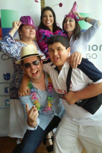 Por supuesto los amigos no podían faltar.