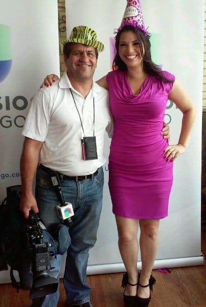 Érika se divirtió mucho y no paró de tomarse fotos.