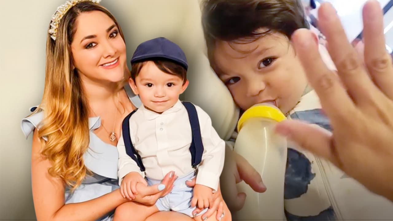 Sherlyn mostró su rutina para dormir a André y así poder estudiar tranquilamente: ¡mamá todo terreno!