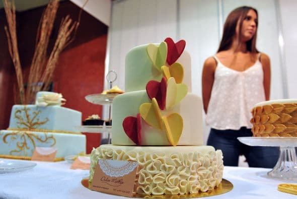 Este es un pastel ideal para una boda.