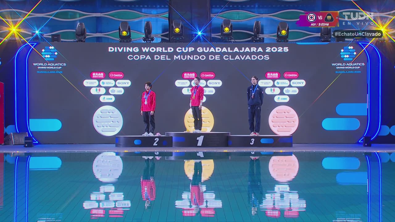 China 1-2 y México 4-5 en plataforma 10 m en clavados 
