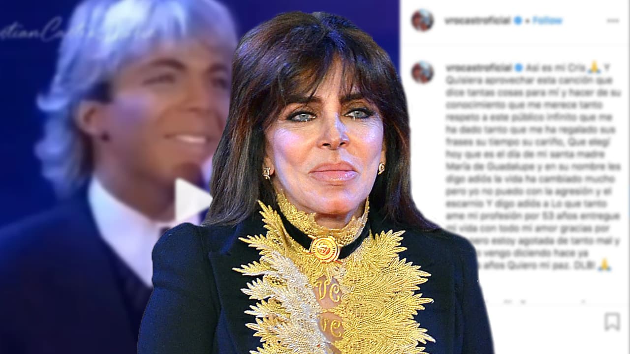 Acechada por la discusión pública de una mentira, según ella, fue que Verónica Castro tomó la decisión de retirarse del ambiente artístico.