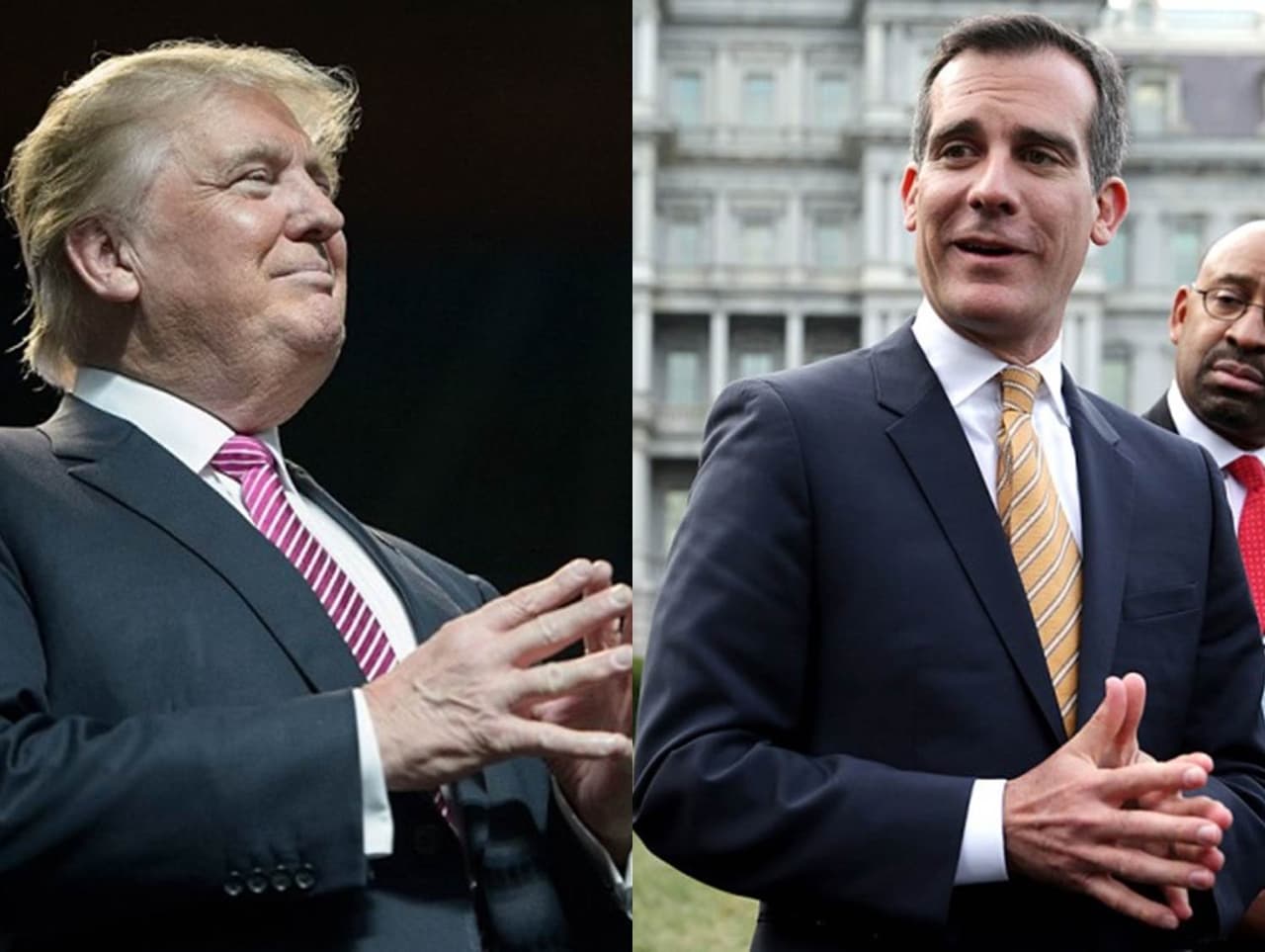 El alcalde de Los Ángeles llama "racista", "intolerante" y "sexista" a Trump
