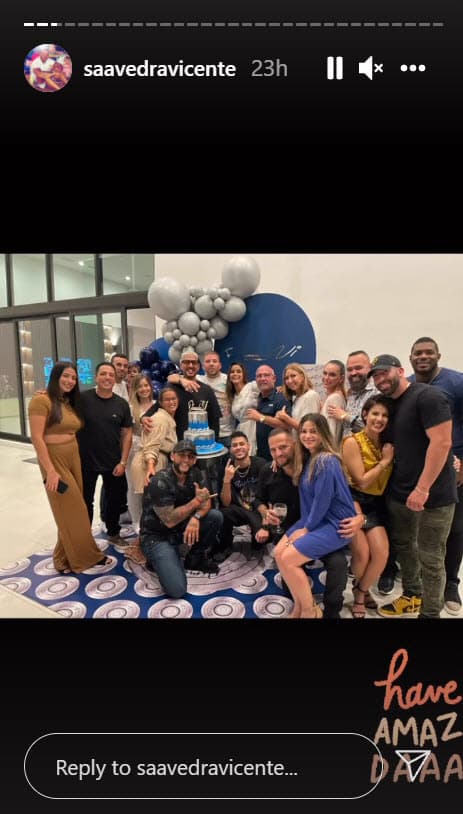 En las imágenes se aprecia que la exreina de Nuestra Belleza Latina se muestra muy contenta de festejar a su amor.
<br>