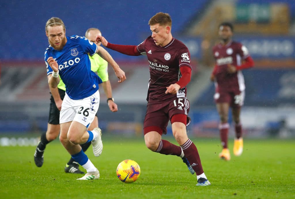 Everton empata ante el Leicester City 1-1. James Rodríguez abrió el marcador al minuto 30, pero fue en la segunda mitad cuando Youri Tielemans igualó el partido, durante la Jornada 20 de la Premier League.