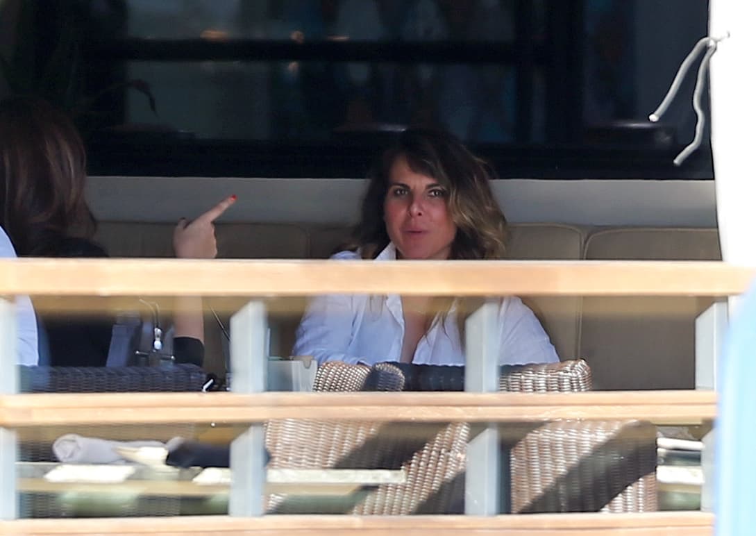 La conversación se puso un poco más seria.