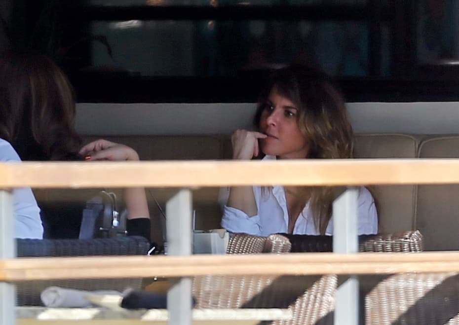 Kate y Jessica Maldonado entraron juntas al lugar.