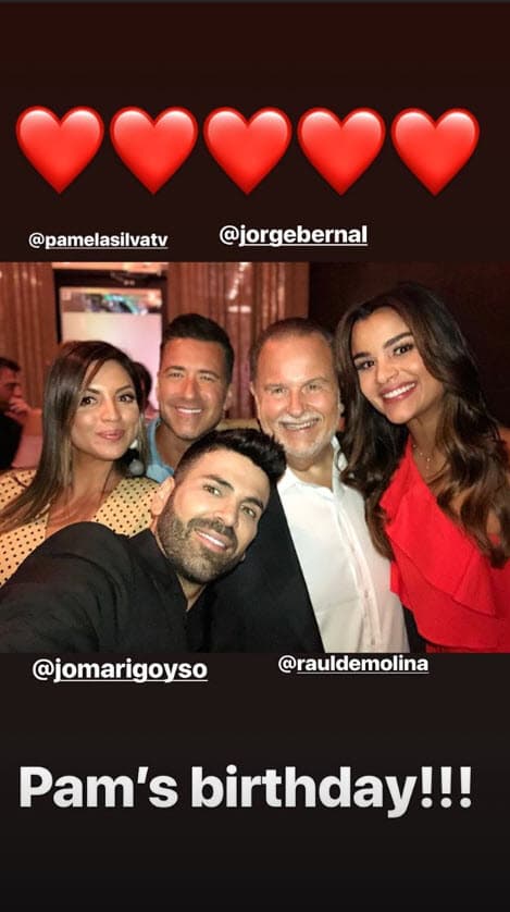 Amigos y compañeros de Univision asistieron al festejo y se nota que la cumpleañera pasó una divertida velada.