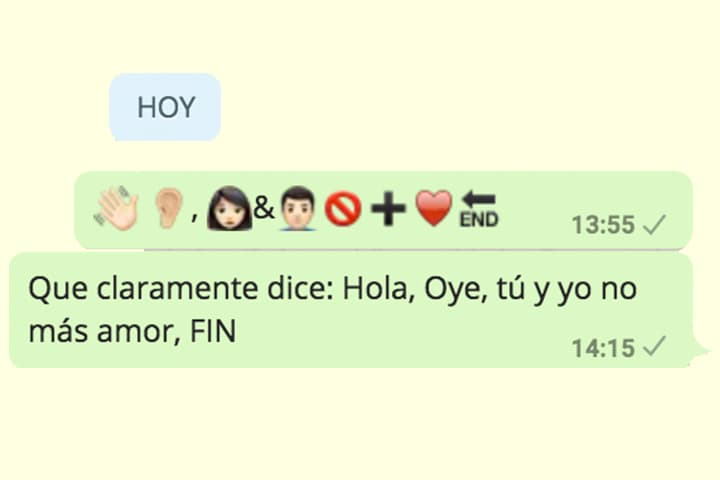 <b>WHATSAPP</b>
<br>
<b>Benditos emoticones, cada vez más nos ayudan a expresar nuestros sentimientos con solo oprimir un botón.</b>
<br>