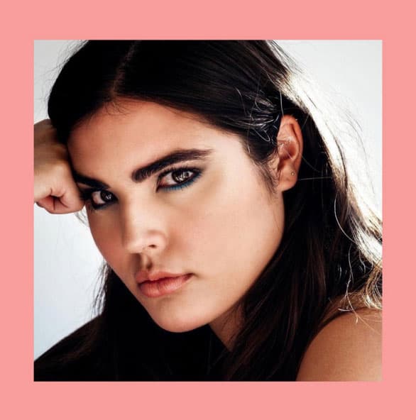 La chica de 24 años ya es toda una modelo.