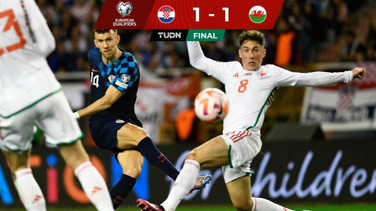 Gales rescata el empate de último minuto en su visita a Croacia