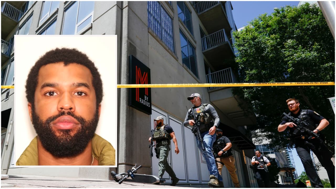 Una mujer muerta y cuatro heridas; buscan a sospechoso de tiroteo en un hospital de Atlanta