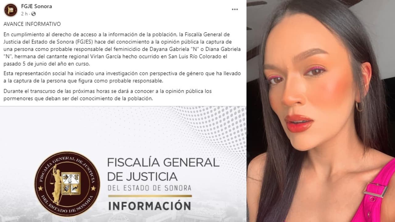 Hermana de Virlán García habría sido víctima de un feminicidio.