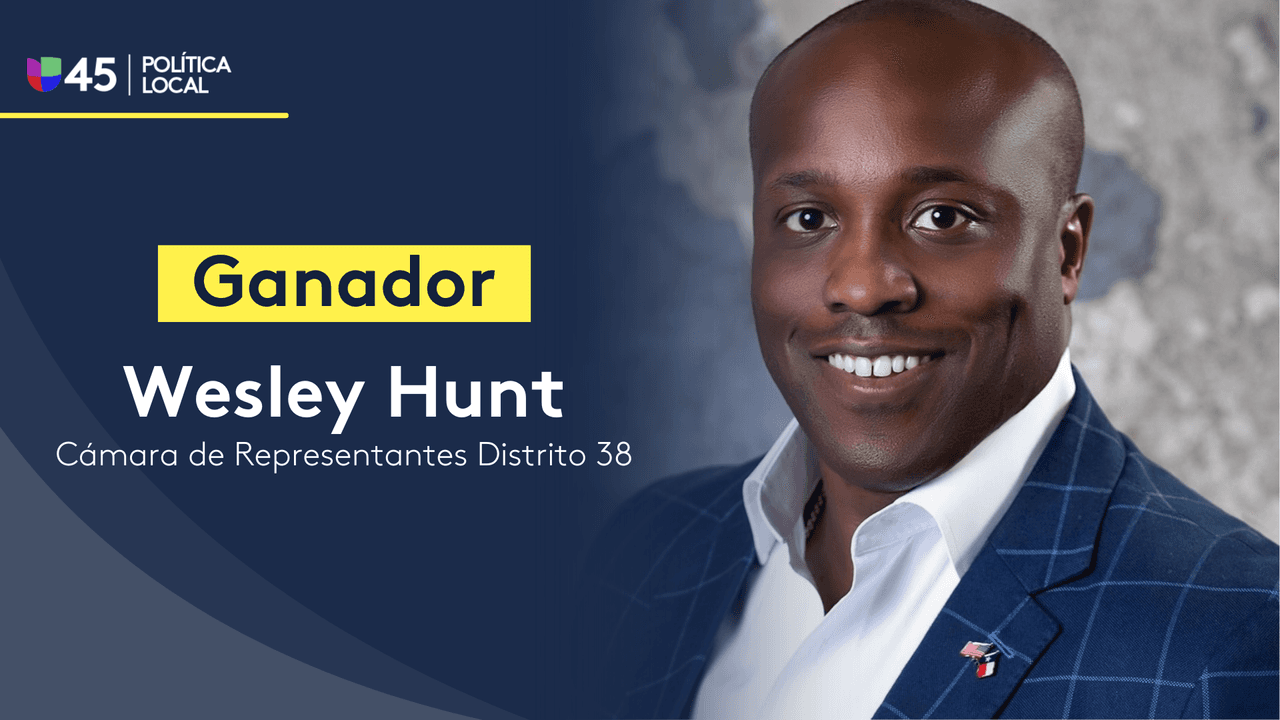 El republicano Wesley Hunt se proyecta como el ganador del escaño del Distrito 38, según AP