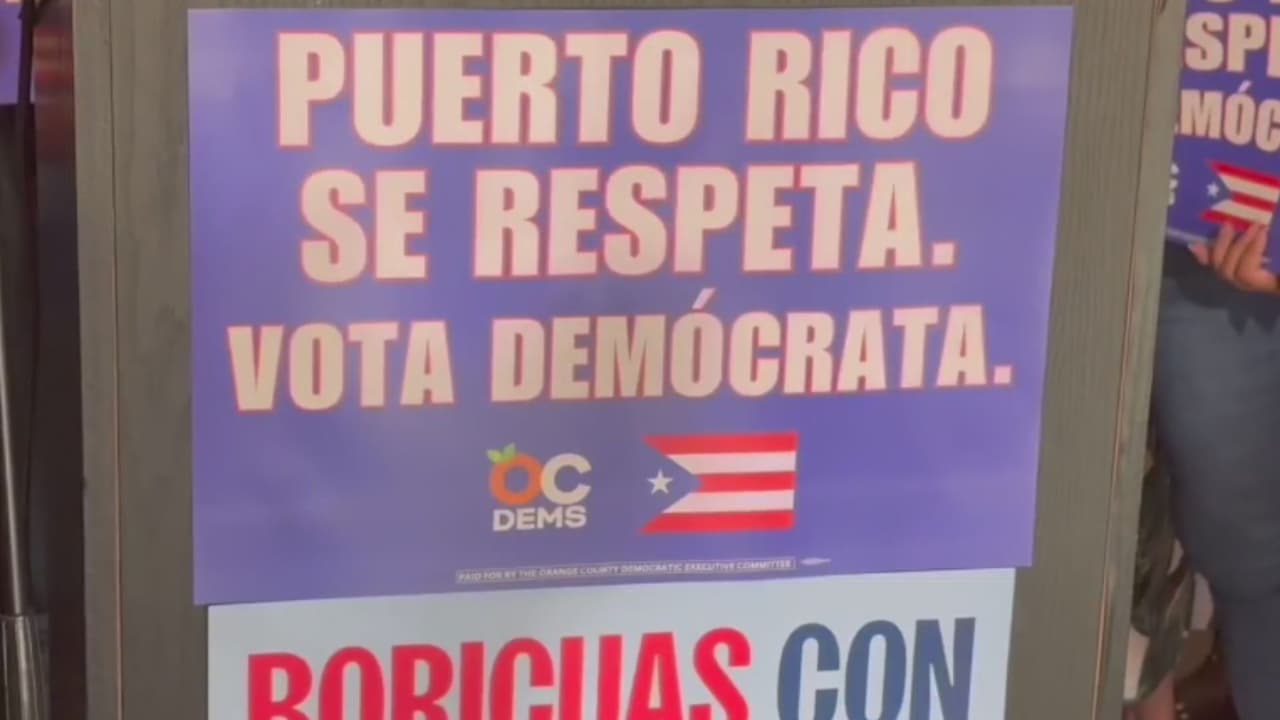 Puertorriqueños en Florida instan a votar por Harris tras chistes racistas en mitin de Trump