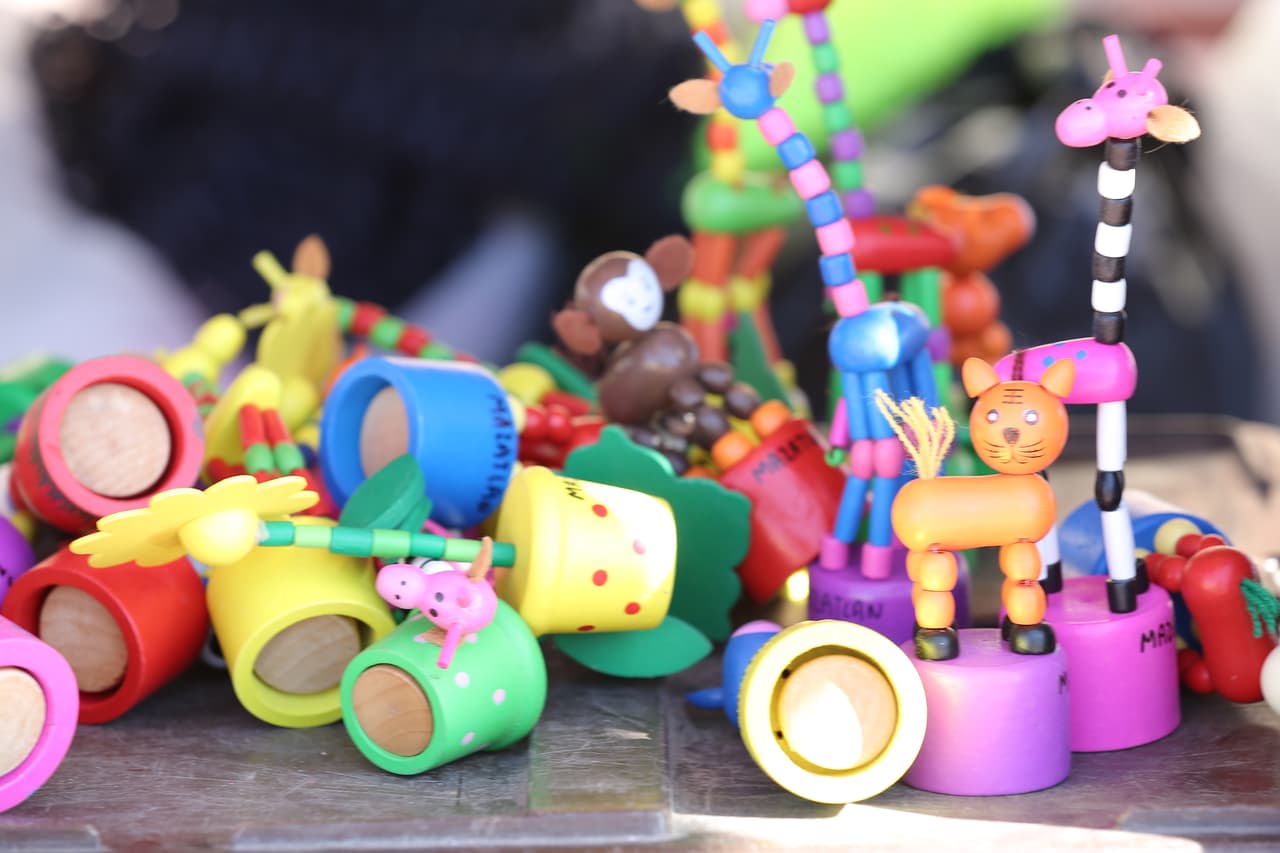 También se pueden encontrar juguetes típicos mexicanos.