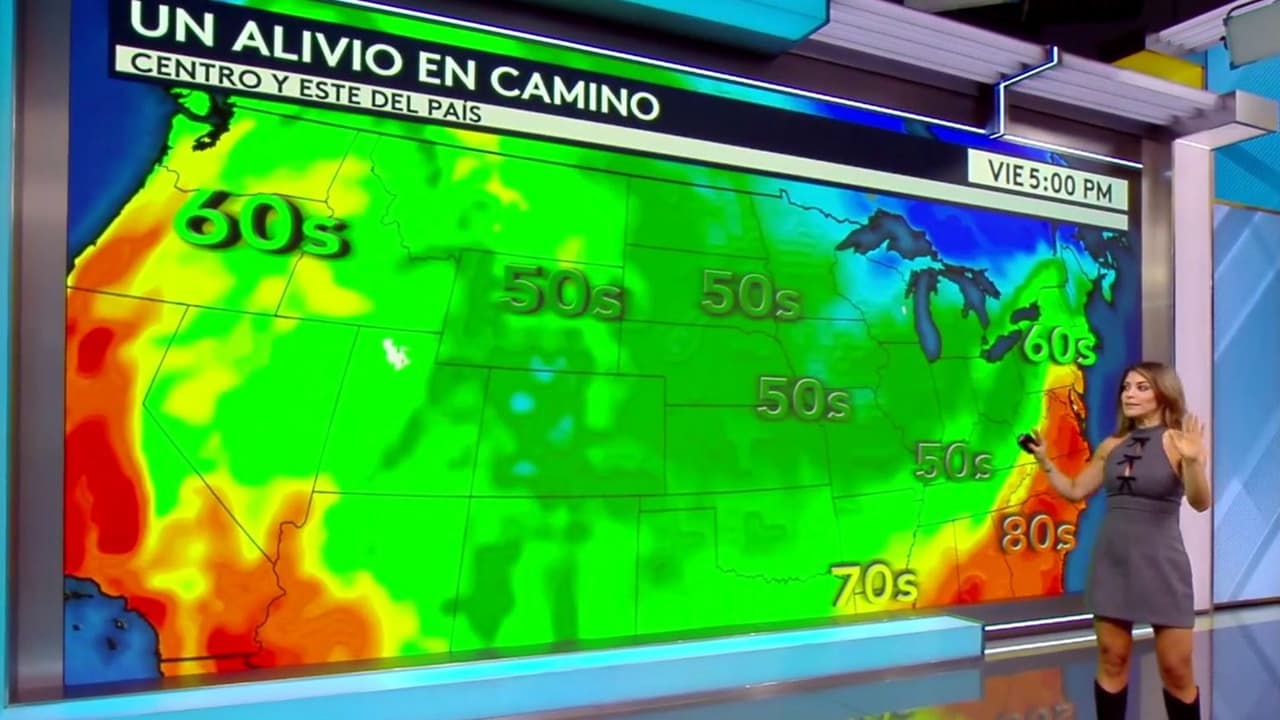 Clima hoy en EEUU jueves 15 de octubre de 2026: Millones bajo advertencia de calor en oeste; el noreste se alista para frío