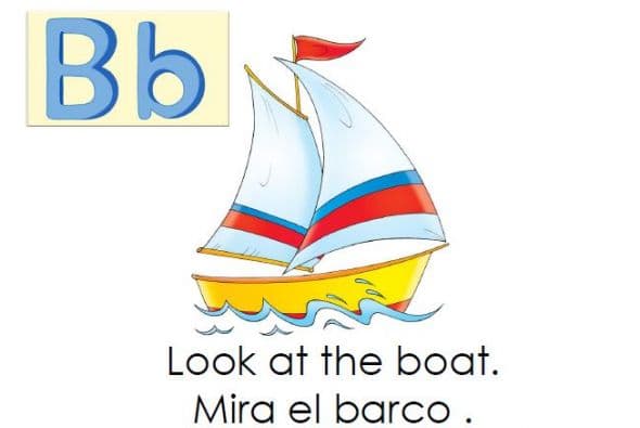 Te traemos otro libro bilingüe para aprender las letras. Incluye las palabras de alta frecuencia usadas en las escuelas para que practiques con tu pequeño
