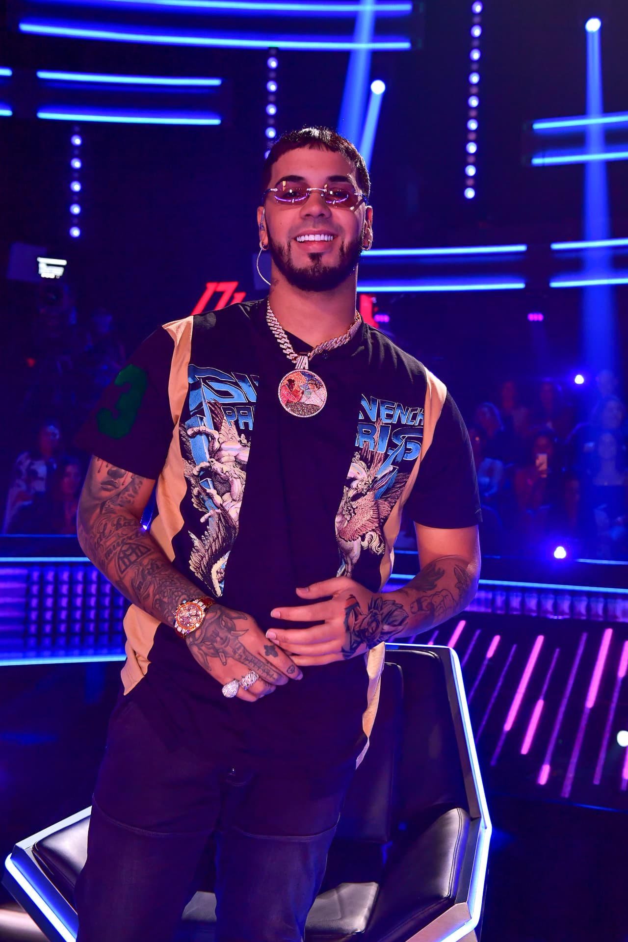 Anuel AA se apodera de la cuarta silla de juez en Reina de la Canción