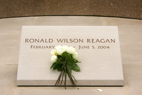 Tumba del Presidente Ronald Reagan.