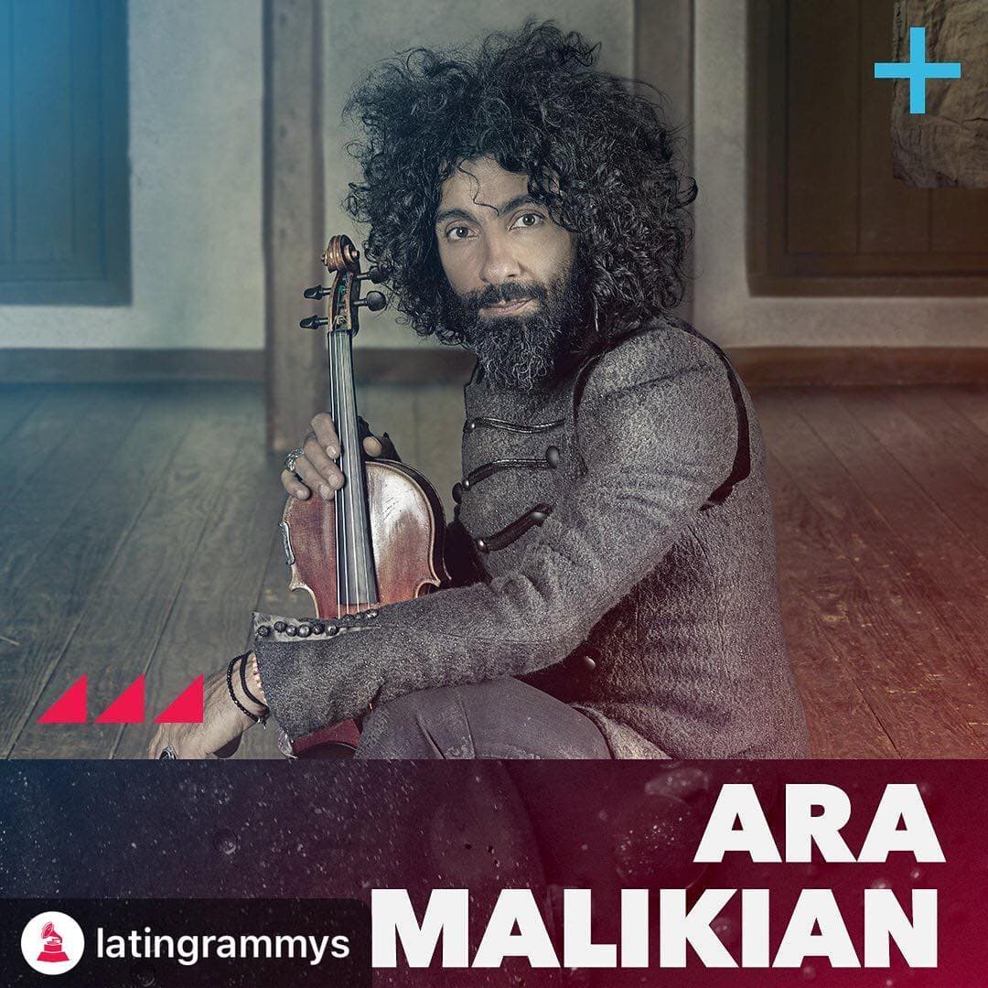 Ara Malikian, presente con su inseparable violín.