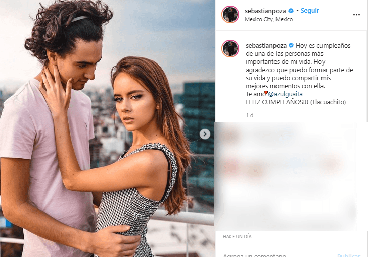 Sebastián Poza desborda romanticismo por el cumpleaños de su novia.