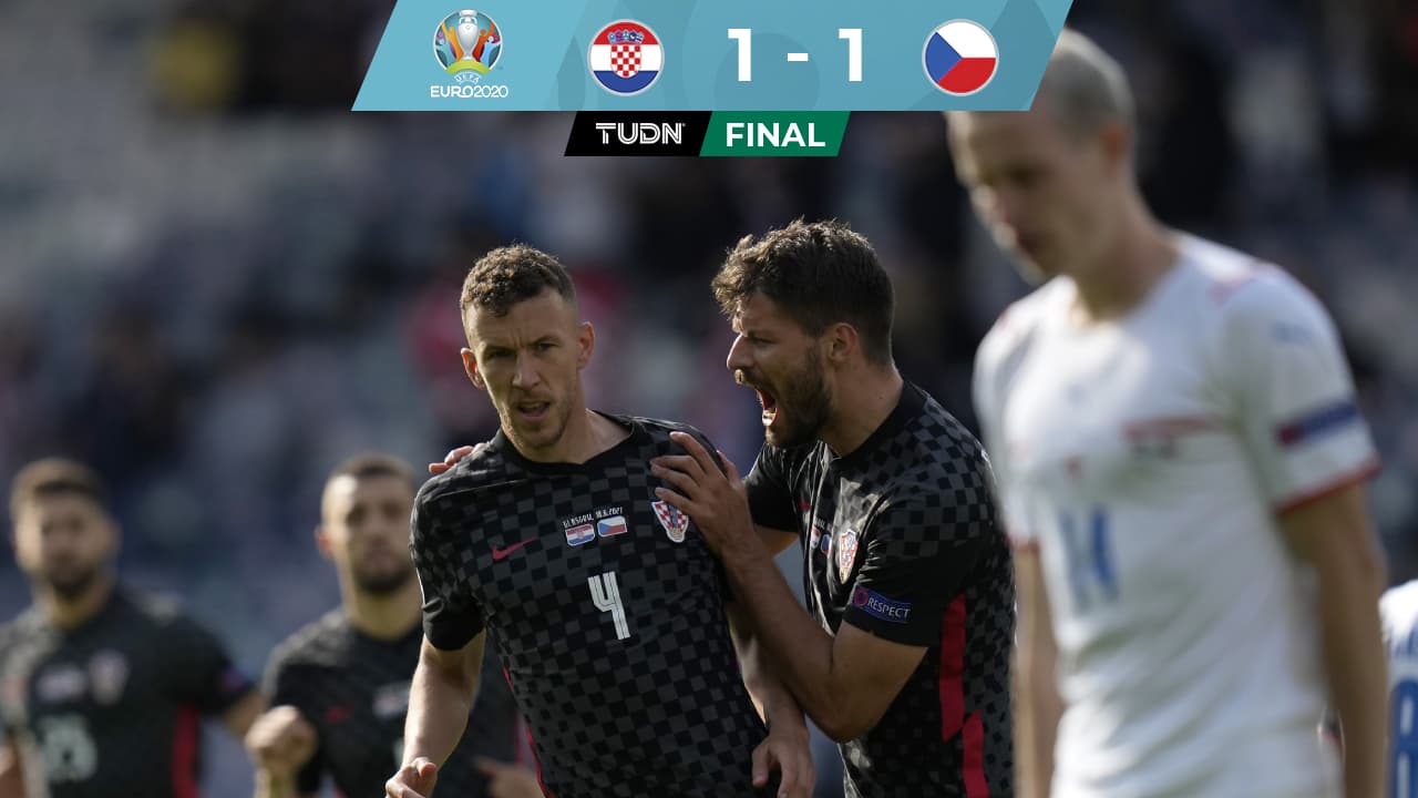 Con golazo de Perisic, Croacia y República Checa se neutralizan en Glasgow