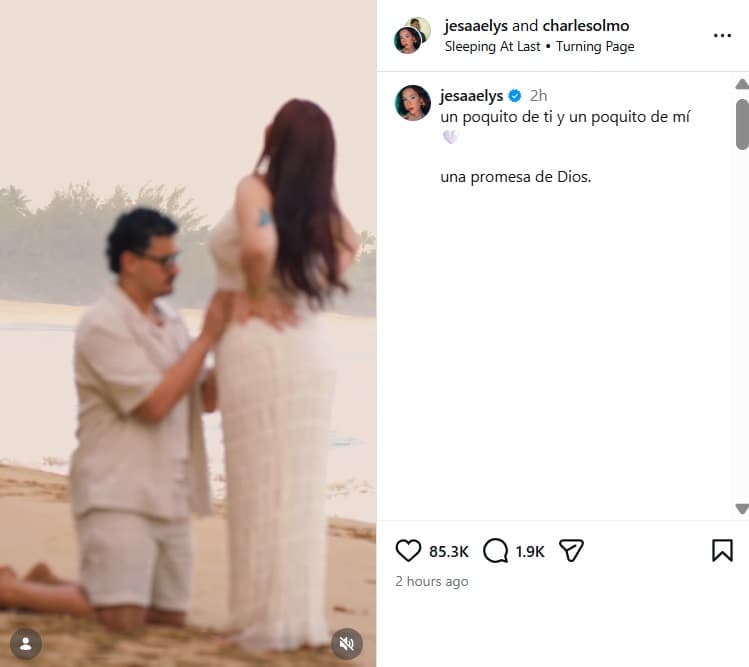 Jesaaelys Ayala reveló que está embarazada.