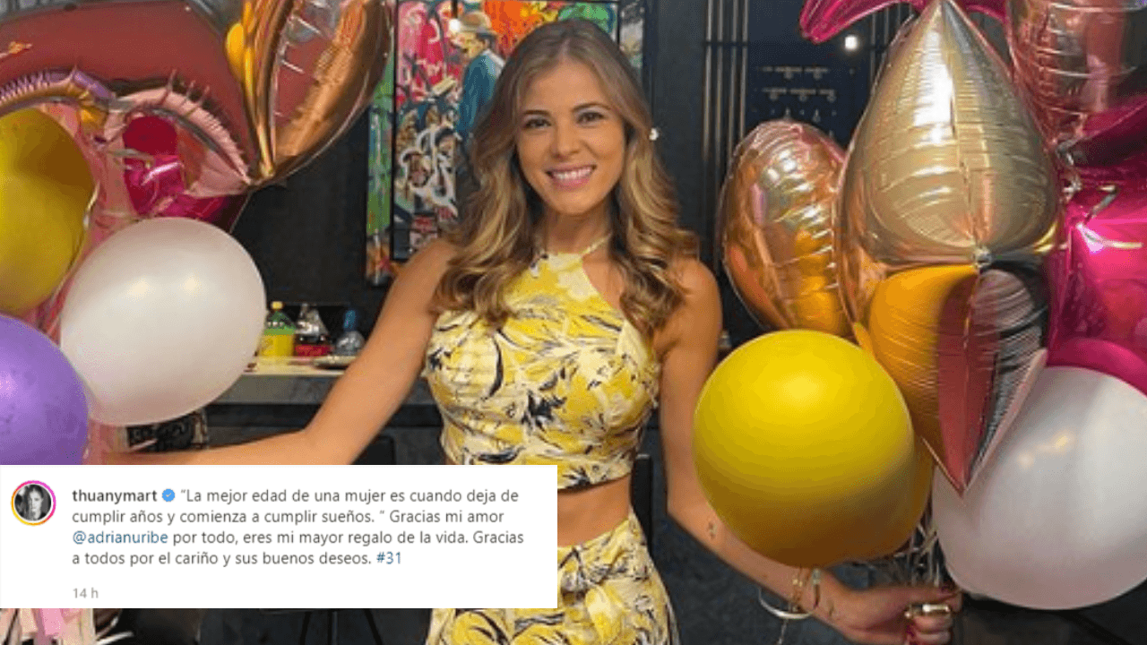 Por su parte,
<b> Thuany Martins</b> publicó las mismas fotografías en su cuenta de Insgragram para agradecer un año más de vida y dedicar un romántico mensaje a
<b>Adrián Uribe</b>. “
<b>La mejor edad de una mujer es cuando deja de cumplir años y comienza a cumplir sueños.“</b>
<b>Gracias mi amor @adrianuribe por todo, eres mi mayor regalo de la vida</b>. Gracias a todos por el cariño y sus buenos deseos.", escribió.